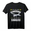 Leben Ohne Flugzeug Sinnlos - Lustiges Spruch T-Shirt für Piloten, Modellflugzeugfans & Flugzeugliebhaber, Perfekt als Geschenk