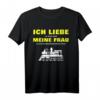 Ich liebe meine Frau Lokomotive - Modellbahn T-Shirt für Eisenbahn-Fans, Modellbauer & Lokliebhaber als Geschenk zu Weihnachten & Geburtstag