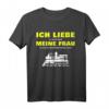 Ich liebe meine Frau Lokomotive - Modellbahn T-Shirt für Eisenbahn-Fans, Modellbauer & Lokliebhaber als Geschenk zu Weihnachten & Geburtstag