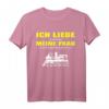 Ich liebe meine Frau Lokomotive - Modellbahn T-Shirt für Eisenbahn-Fans, Modellbauer & Lokliebhaber als Geschenk zu Weihnachten & Geburtstag
