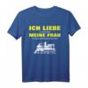Ich liebe meine Frau Lokomotive - Modellbahn T-Shirt für Eisenbahn-Fans, Modellbauer & Lokliebhaber als Geschenk zu Weihnachten & Geburtstag