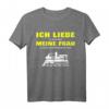 Ich liebe meine Frau Lokomotive - Modellbahn T-Shirt für Eisenbahn-Fans, Modellbauer & Lokliebhaber als Geschenk zu Weihnachten & Geburtstag