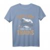 Just A Boy Who Looks Trains - Lustiges Lokomotive T-Shirt für Jungen, Modellbahn- und Eisenbahn-Fans, perfektes Geschenk zu Geburtstag & Weihnachten