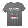 Modelleisenbahn Lokomotive Sprüche T-Shirt – Geschenkidee für Modelleisenbahner, Papa & Opa, H0 Zubehör & Lokführer Geschenk