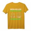 Mein Keller Modelleisenbahn Geschenk - Lokomotive T-Shirt für Eisenbahn-Fans & Modellbahn-Liebhaber zu Weihnachten & Geburtstag