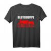 Herren Modelleisenbahn Blutgruppe H0 Positiv Modellbauer Geschenk T-Shirt - Lustiges Lokomotiv-Design für Eisenbahn-Fans & Modellbauer
