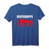 Herren Modelleisenbahn Blutgruppe H0 Positiv Modellbauer Geschenk T-Shirt - Lustiges Lokomotiv-Design für Eisenbahn-Fans & Modellbauer
