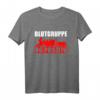 Herren Modelleisenbahn Blutgruppe H0 Positiv Modellbauer Geschenk T-Shirt - Lustiges Lokomotiv-Design für Eisenbahn-Fans & Modellbauer