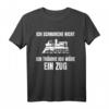 Nicht schnarchen Lokomotive Geschenk Zubehör Modelleisenbahn T-Shirt – Perfekt für Eisenbahn-Fans & Modellbauer zu Weihnachten & Geburtstag