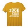 Modellbahn Ich Bewege Züge T-Shirt – Perfektes Geschenk für Eisenbahnfans, Lokführer & Modellbauer, inklusive Zubehör & Startsets