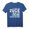 Modellbahn Ich Bewege Züge T-Shirt – Perfektes Geschenk für Eisenbahnfans, Lokführer & Modellbauer, inklusive Zubehör & Startsets