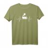 Eisenbahn mit EKG Frequenz - Kreatives Modellbahn T-Shirt Geschenk für Sammler & Eisenbahn-Enthusiasten