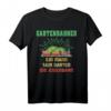 Gartenbahn Spruch T-Shirt mit Dampflok - Lustiges Modellbahn Design für Gartenbahn-Enthusiasten, Papa & Opa