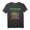 Gartenbahn Spruch T-Shirt mit Dampflok - Lustiges Modellbahn Design für Gartenbahn-Enthusiasten, Papa & Opa