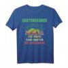 Gartenbahn Spruch T-Shirt mit Dampflok - Lustiges Modellbahn Design für Gartenbahn-Enthusiasten, Papa & Opa