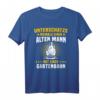 Gartenbahn Dampflok Modelleisenbahn T-Shirt – Geschenk für Männer, Papa & Opa, mit Sprüchen für Gartenbahn Fans