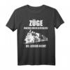 Züge Machen Mich Glücklich T-Shirt – Lustige Geschenkidee für Modelleisenbahn- und Zugfans, perfekt für Weihnachten, Geburtstag & Jubiläum