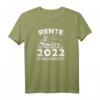 Rente 2022 Modelleisenbahn Ruhestand T-Shirt – Zug & Lokomotive Geschenk für Rentner & Kollegen zum Abschied