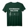 Ich brauch mal eine Pause Musiker Musiklehrer Geschenk T-Shirt - Lustiges Notenschlüssel Pausenzeichen Motiv für Musiker, Chor- und Orchesterleute