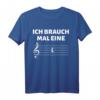 Ich brauch mal eine Pause Musiker Musiklehrer Geschenk T-Shirt - Lustiges Notenschlüssel Pausenzeichen Motiv für Musiker, Chor- und Orchesterleute