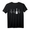 Ukulele Hemd - Bester Ukulele Musiker Geschenk T-Shirt mit Heartbeat Design für Musiker, Geburtstage & Hawaiianische Musikliebhaber