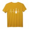 Ukulele Hemd - Bester Ukulele Musiker Geschenk T-Shirt mit Heartbeat Design für Musiker, Geburtstage & Hawaiianische Musikliebhaber