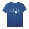 Ukulele Hemd - Bester Ukulele Musiker Geschenk T-Shirt mit Heartbeat Design für Musiker, Geburtstage & Hawaiianische Musikliebhaber