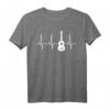 Ukulele Hemd - Bester Ukulele Musiker Geschenk T-Shirt mit Heartbeat Design für Musiker, Geburtstage & Hawaiianische Musikliebhaber