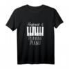 Vintage Pianist Musiker T-Shirt mit Glück ist spielen Piano - Perfekt als Geschenk für Musiker, Sänger, Songwriter & Klavierspieler