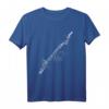 Querflöten Spieler Spielerin Musik Design T-Shirt – Perfektes Geschenk für Musiker, Weihnachten & Geburtstag