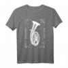 Bariton Spieler T-Shirt Geschenk für Baritonisten & Lehrer - Lustiges Holzblasinstrument T-Shirt für Jazzmusik & Feiern