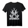 Drummer Musik Schlagzeuger Spieler T-Shirt – Perfektes Geschenk für Musiker, Trommler & Fans zu Weihnachten, Geburtstag & Jubiläum