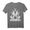 Drummer Musik Schlagzeuger Spieler T-Shirt – Perfektes Geschenk für Musiker, Trommler & Fans zu Weihnachten, Geburtstag & Jubiläum