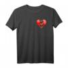 HapKitten T-Shirt mit gebrochenem Herz und Song 'Angst' - Emotionales Musik-Statement für den besonderen Tag