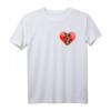 HapKitten T-Shirt mit gebrochenem Herz und Song 'Angst' - Emotionales Musik-Statement für den besonderen Tag