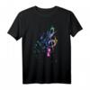 Farbenfrohes Notenschlüssel T-Shirt für Musiker & Musikliebhaber – Kreatives Design für Komponisten, Musiker & Musikfans