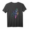 Farbenfrohes Notenschlüssel T-Shirt für Musiker & Musikliebhaber – Kreatives Design für Komponisten, Musiker & Musikfans