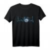 Rock Musik Drummer Geschenk Herzschlag Schlagzeug T-Shirt - Perfektes Geschenk für Trommler, Musiker & Schlagzeugfans zu Weihnachten & Geburtstag