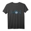 Rock Musik Drummer Geschenk Herzschlag Schlagzeug T-Shirt - Perfektes Geschenk für Trommler, Musiker & Schlagzeugfans zu Weihnachten & Geburtstag