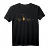 Schlagzeug T-Shirt Herzschlag Drummer Geschenk - Perfekt für Musiker, Schlagzeuger & Musikliebhaber zu Weihnachten, Geburtstag & Halloween