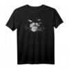 Schlagzeuger Geschenk Musik Herzschlag Schlagzeug T-Shirt – Perfektes Geschenk für Drummer, Musiker & Musikliebhaber zu Weihnachten, Geburtstag & Halloween
