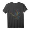 Abstrakte Musik-Kunst Bassgitarren T-Shirt – Perfektes Geschenk für Bassisten, Musiker & Musikbandmitglieder zu Weihnachten, Geburtstag & mehr