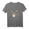 Schlagzeuger Trommler Drummer Musik T-Shirt - Perfekte Geschenkidee für Musiker, Drummer und Musikliebhaber zu Weihnachten, Halloween & Geburtstag