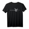Geschenk für Drummer & Musiker Herzschlag Schlagzeug T-Shirt - Perfekt für Geburtstag, Weihnachten & Halloween