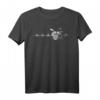 Geschenk für Drummer & Musiker Herzschlag Schlagzeug T-Shirt - Perfekt für Geburtstag, Weihnachten & Halloween