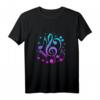 Musiker-Design Notenschlüssel T-Shirt – Perfektes Bandshirt & Geschenk für Musikliebhaber, Musiklehrer & Musiker zu Weihnachten & Geburtstag