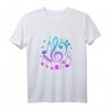 Musiker-Design Notenschlüssel T-Shirt – Perfektes Bandshirt & Geschenk für Musikliebhaber, Musiklehrer & Musiker zu Weihnachten & Geburtstag