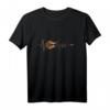 Geschenk für Gitarrenspieler Herzschlag Gitarre Langarmshirt – Perfektes Geschenk für Musiker, Musikliebhaber & Gitarristen zu Weihnachten & Geburtstag