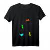Lustiges buntes Katzen Musiknote T-Shirt für Musiker, Lehrer & Tierliebhaber - Perfektes Geschenk zu Weihnachten & Geburtstag