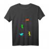 Lustiges buntes Katzen Musiknote T-Shirt für Musiker, Lehrer & Tierliebhaber - Perfektes Geschenk zu Weihnachten & Geburtstag